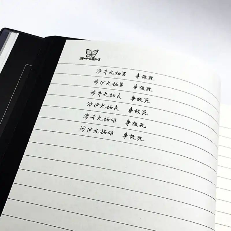 A4 Ryuk Death Note Notebook Leather Cover Supernatural God